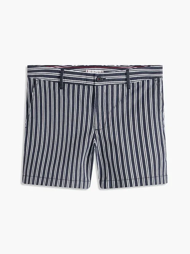 Pantalones cortos chinos a rayas Pantalones cortos chinos a rayas