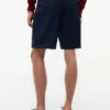 Pantalones cortos chinos de lana plisados New York Label Pantalones cortos chinos de lana plisados New York Label
