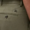Pantalones cortos chinos de mezcla de algodón y lino de corte holgado