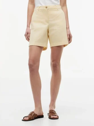 Pantalones cortos chinos elásticos de 18 cm