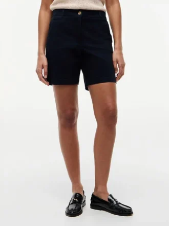 Pantalones cortos chinos elásticos de 18 cm
