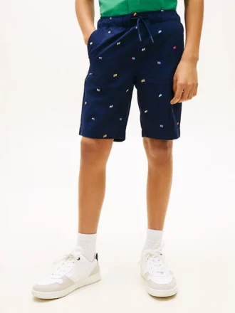 Pantalones cortos con estampado de banderas para niños