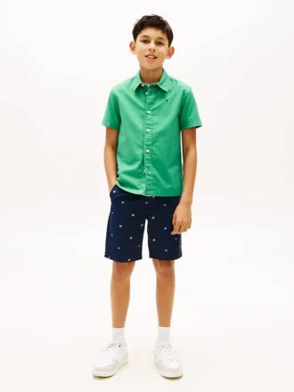 Pantalones cortos con estampado de banderas para niños