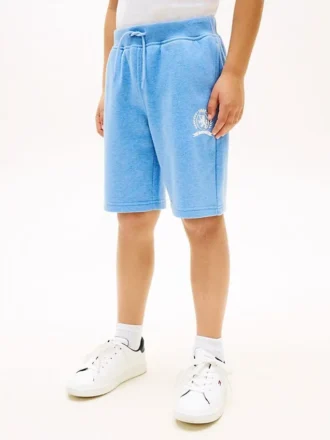 Pantalones cortos con logotipo Crest para niño