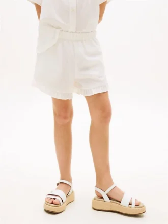 Pantalones cortos con volantes para niña