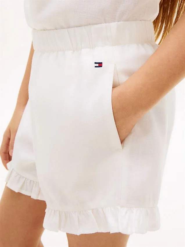 Pantalones cortos con volantes para niña Pantalones cortos con volantes para niña