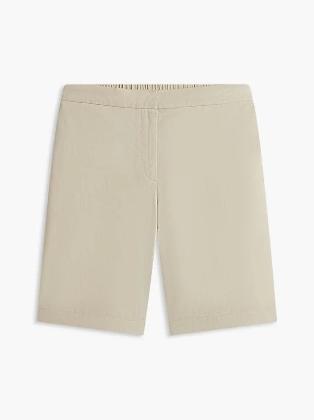 Pantalones cortos de 28 cm en mezcla de lino Pantalones cortos de 28 cm en mezcla de lino