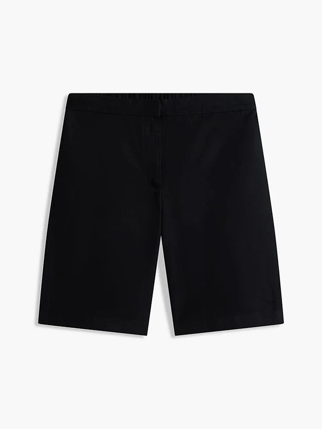 Pantalones cortos de 28 cm en mezcla de lino Pantalones cortos de 28 cm en mezcla de lino