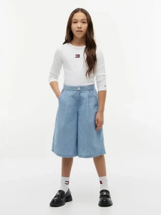 Pantalones cortos de cambray para niños