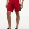 Pantalones cortos de corte regular con bloques de color y bandera de 20 cm