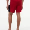 Pantalones cortos de corte regular con bloques de color y bandera de 20 cm