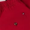 Pantalones cortos de corte regular con bloques de color y bandera de 20 cm