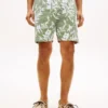 Pantalones cortos de corte regular con estampado tropical de 18 cm Pantalones cortos de corte regular con estampado tropical de 18 cm