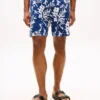 Pantalones cortos de corte regular con estampado tropical de 18 cm Pantalones cortos de corte regular con estampado tropical de 18 cm