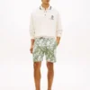 Pantalones cortos de corte regular con estampado tropical de 18 cm Pantalones cortos de corte regular con estampado tropical de 18 cm