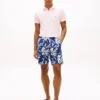 Pantalones cortos de corte regular con estampado tropical de 18 cm Pantalones cortos de corte regular con estampado tropical de 18 cm