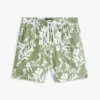 Pantalones cortos de corte regular con estampado tropical de 18 cm Pantalones cortos de corte regular con estampado tropical de 18 cm
