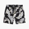 Pantalones cortos de corte regular con estampado tropical de 18 cm Pantalones cortos de corte regular con estampado tropical de 18 cm
