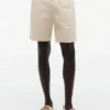 Pantalones cortos de corte regular de 18 cm con lavado a la prenda Pantalones cortos de corte regular de 18 cm con lavado a la prenda