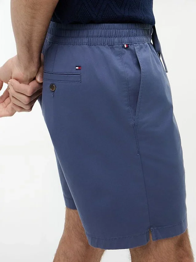 Pantalones cortos de corte regular de 18 cm con lavado a la prenda Pantalones cortos de corte regular de 18 cm con lavado a la prenda