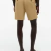 Pantalones cortos de corte regular de 18 cm con lavado a la prenda Pantalones cortos de corte regular de 18 cm con lavado a la prenda