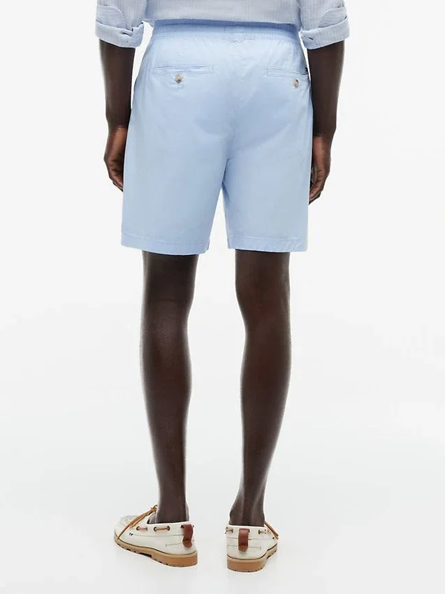 Pantalones cortos de corte regular de 18 cm con lavado a la prenda Pantalones cortos de corte regular de 18 cm con lavado a la prenda
