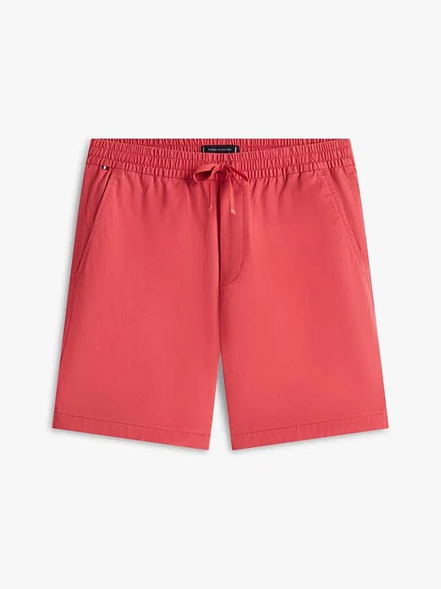 Pantalones cortos de corte regular de 18 cm teñidos en prenda Pantalones cortos de corte regular de 18 cm teñidos en prenda