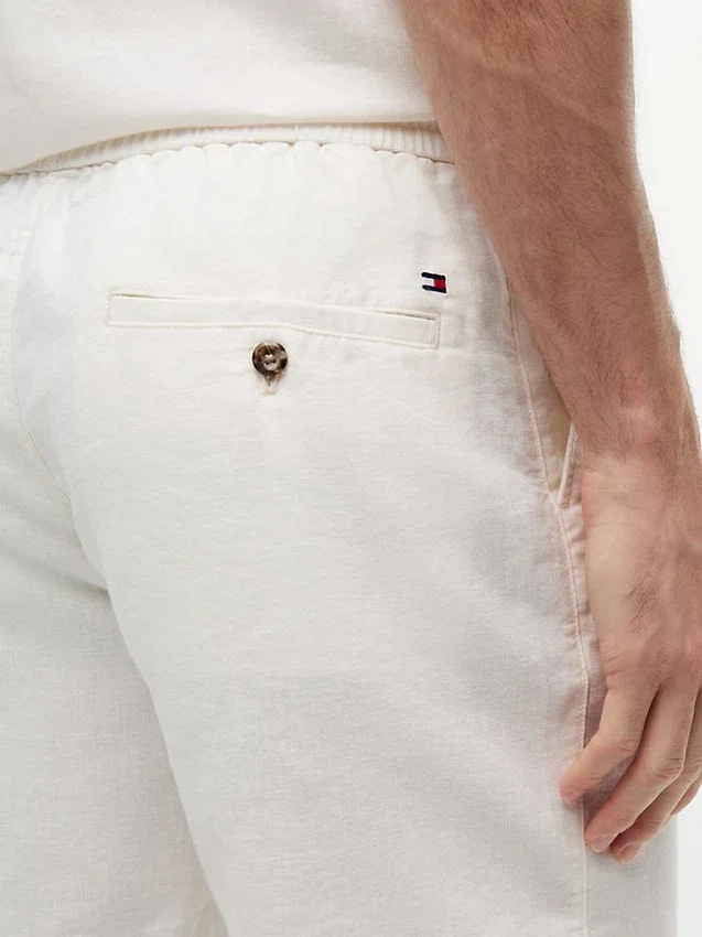 Pantalones cortos de corte regular de 20,3 cm en mezcla de lino Pantalones cortos de corte regular de 20,3 cm en mezcla de lino