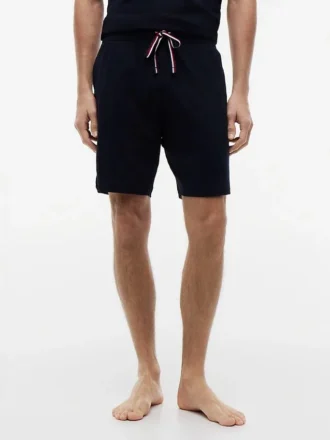 Pantalones cortos de dormir sin tirantes con logotipo de Hilfiger