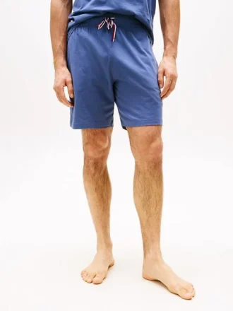 Pantalones cortos de dormir sin tirantes con logotipo de Hilfiger