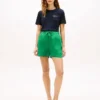 Pantalones cortos de lino sin cremallera