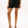 Pantalones cortos de lino sin cremallera