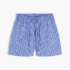 Pantalones cortos de popelín a rayas