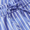 Pantalones cortos de popelín a rayas