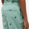 Pantalones cortos de rayas con logotipo monograma para niño