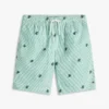 Pantalones cortos de rayas con logotipo monograma para niño