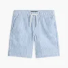 Pantalones cortos de seersucker a rayas para niño
