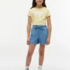 Pantalones cortos elásticos con cinturón para niños