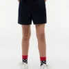 Pantalones cortos elásticos con cinturón para niños