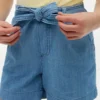 Pantalones cortos elásticos con cinturón para niños