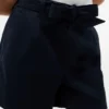 Pantalones cortos elásticos con cinturón para niños