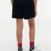 Pantalones cortos elásticos con cinturón para niños