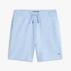 Pantalones cortos elásticos de seersucker para niño Pantalones cortos elásticos de seersucker para niño