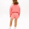 Pantalones cortos infantiles con logo Tommy y purpurina