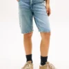 Pantalones cortos rectos de denim para niños Pantalones cortos rectos de denim para niños
