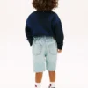 Pantalones cortos rectos de denim para niños Pantalones cortos rectos de denim para niños