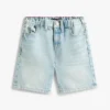 Pantalones cortos rectos de denim para niños Pantalones cortos rectos de denim para niños