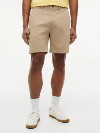 Pantalones cortos Tommy de corte regular con cintura cómoda de 18 cm