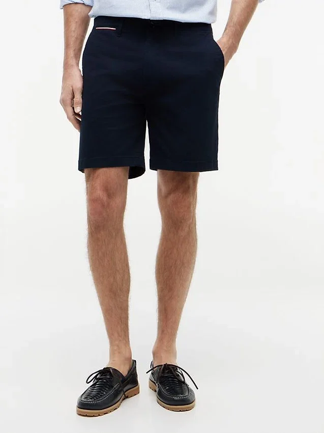Pantalones cortos Tommy de corte regular con cintura cómoda de 18 cm Pantalones cortos Tommy de corte regular con cintura cómoda de 18 cm