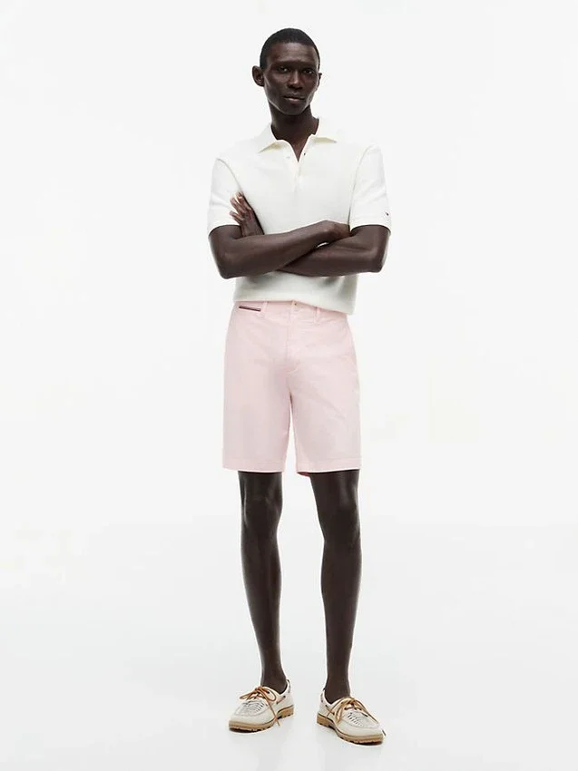Pantalones cortos Tommy de corte regular con cintura cómoda de 18 cm Pantalones cortos Tommy de corte regular con cintura cómoda de 18 cm